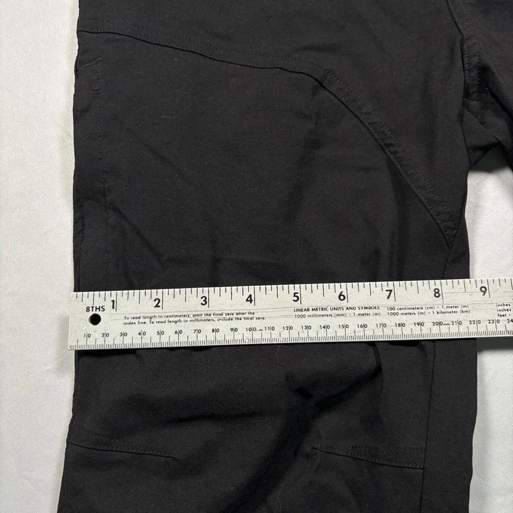 13th Heaven Co Pants Mens 34x32 Black Technical Hiking Outdoor Articulated Knee